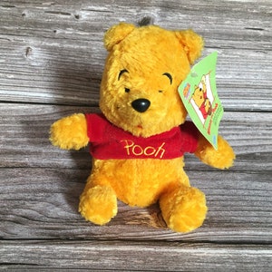 Winnie l’ourson vintage Doll Fabric Peluche, poupée vintage Winnie l’ourson, jouets de personnages de poupées vintage