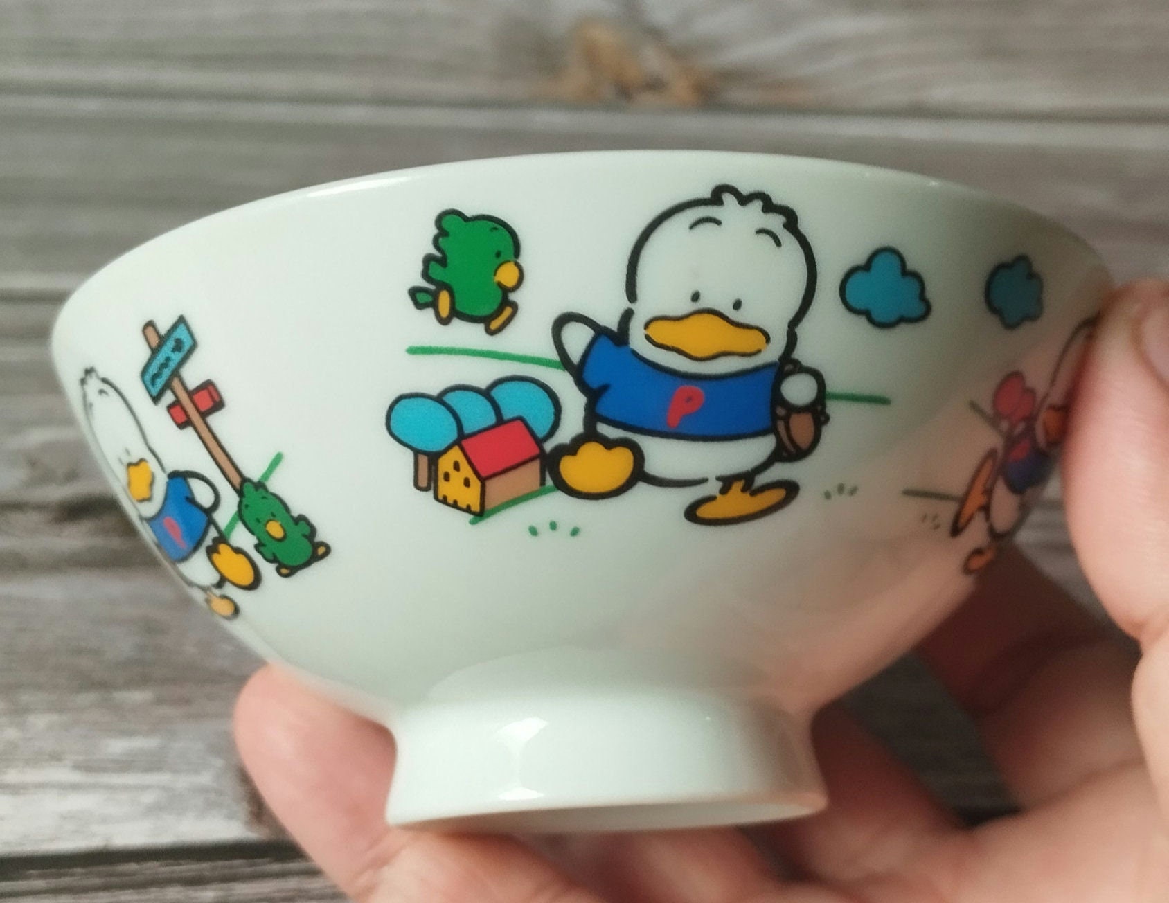あひるのペックル　オルゴール　レア　1992年製　雨に唄えば あひるのペックル オルゴール レトロ サンリオ - メルカリ