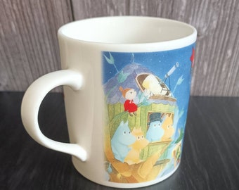 Vintage 1999 Moomin Valley Mug Rare Moomin Collectible Japan Cup