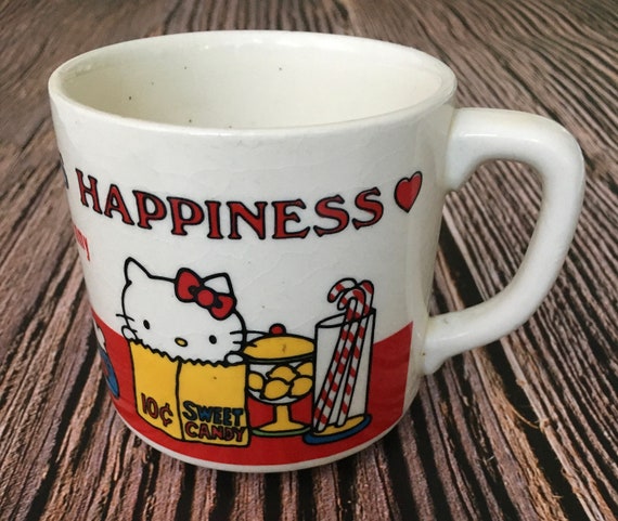 Kitty vintage coffee mug sweet candy