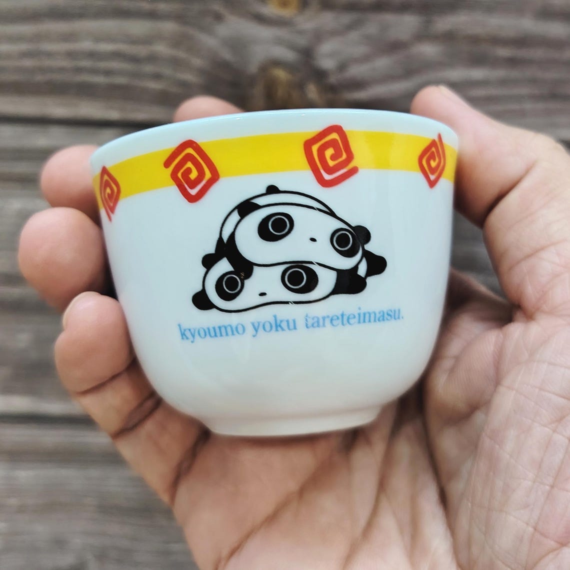 Vintage San-x Panda Ceramic Teacup: Kawaii Japanese Collectible - Etsy