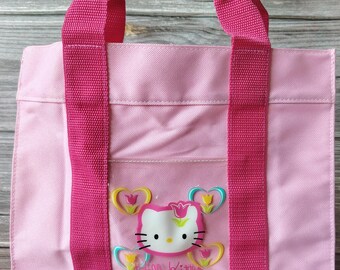 Vintage Hello Kitty Tote Bag, 2001 Sanrio, Kawaii Pink Purse