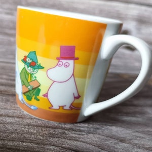 Włóczykij i Mały Moje Retro Muminki Kreskówki Kubki Vintage z kreskówkami Muminków Ceramiczna Dolina Muminków