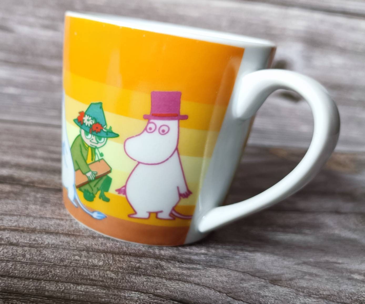 Vintage Moomin Snufkin Music Box Doll Head Movement Bandai