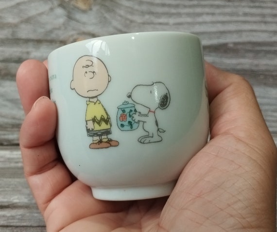 ヴィンテージ スヌーピー＆チャーリー・ブラウン セラミックマグカップ