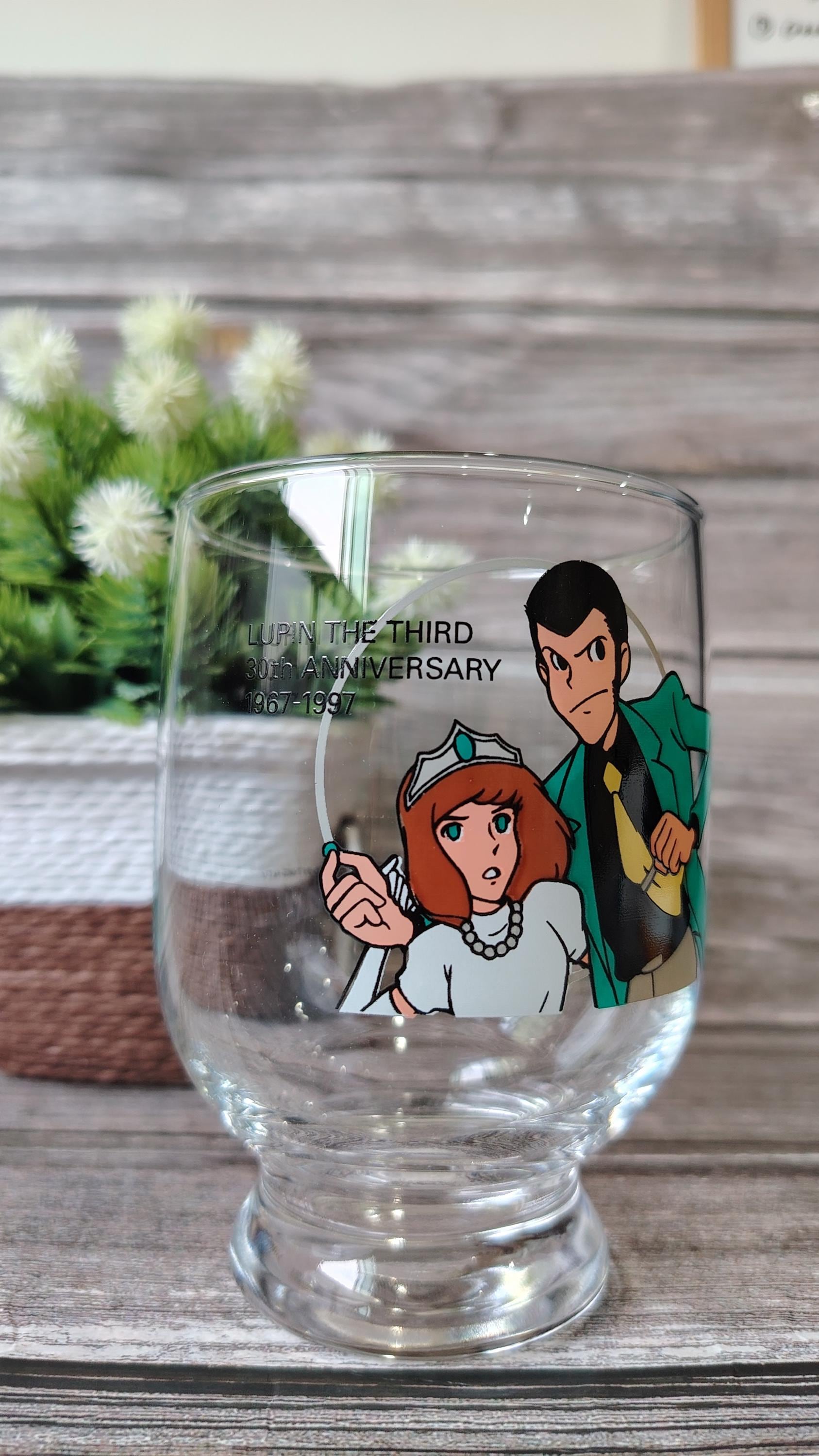 ルパン三世30周年記念ヴィンテージガラスカップ 日本 1997年 - Etsy 日本