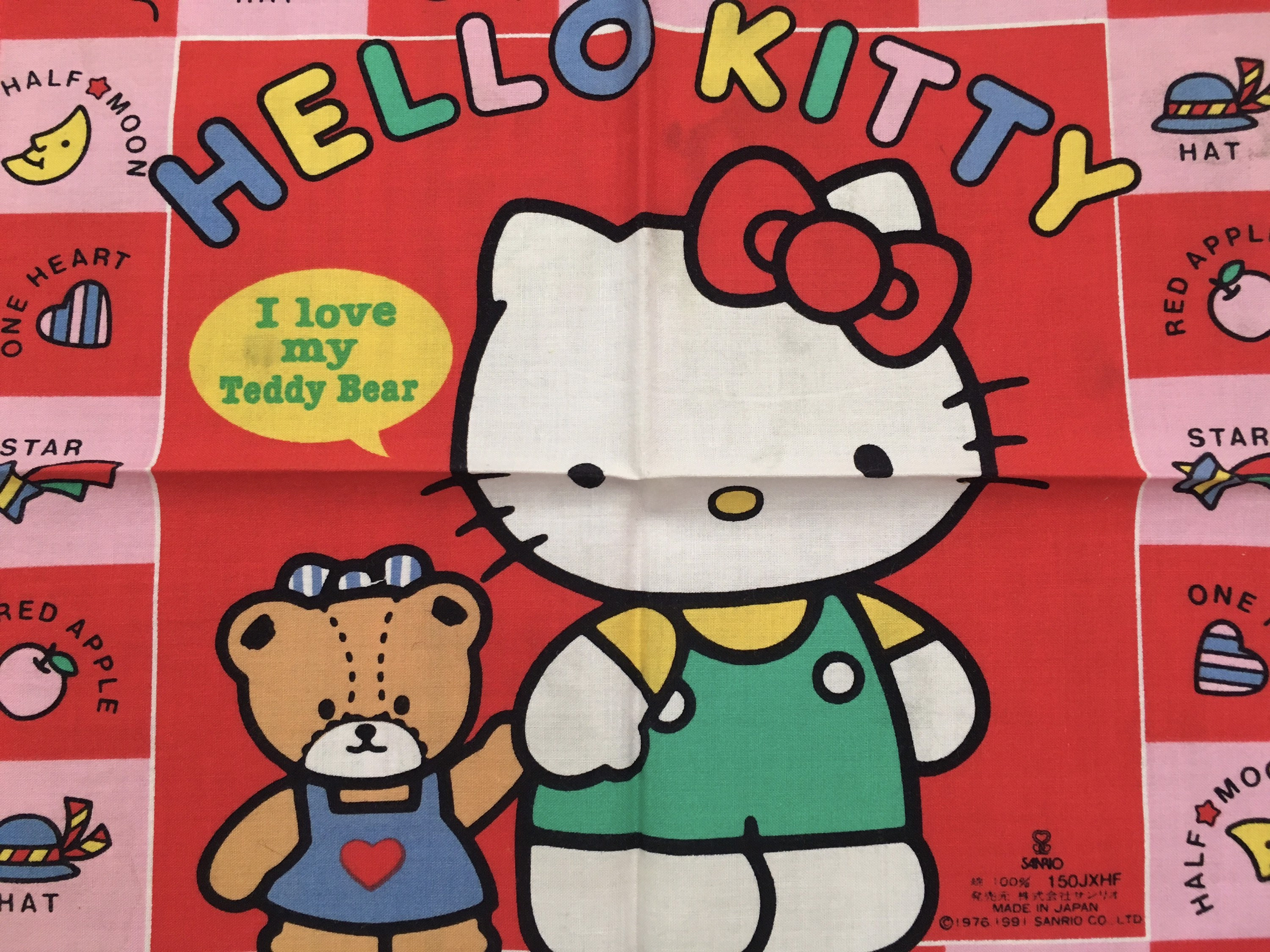 ヴィンテージ ハローキティ ハンカチ 1991年 サンリオ ジャパン