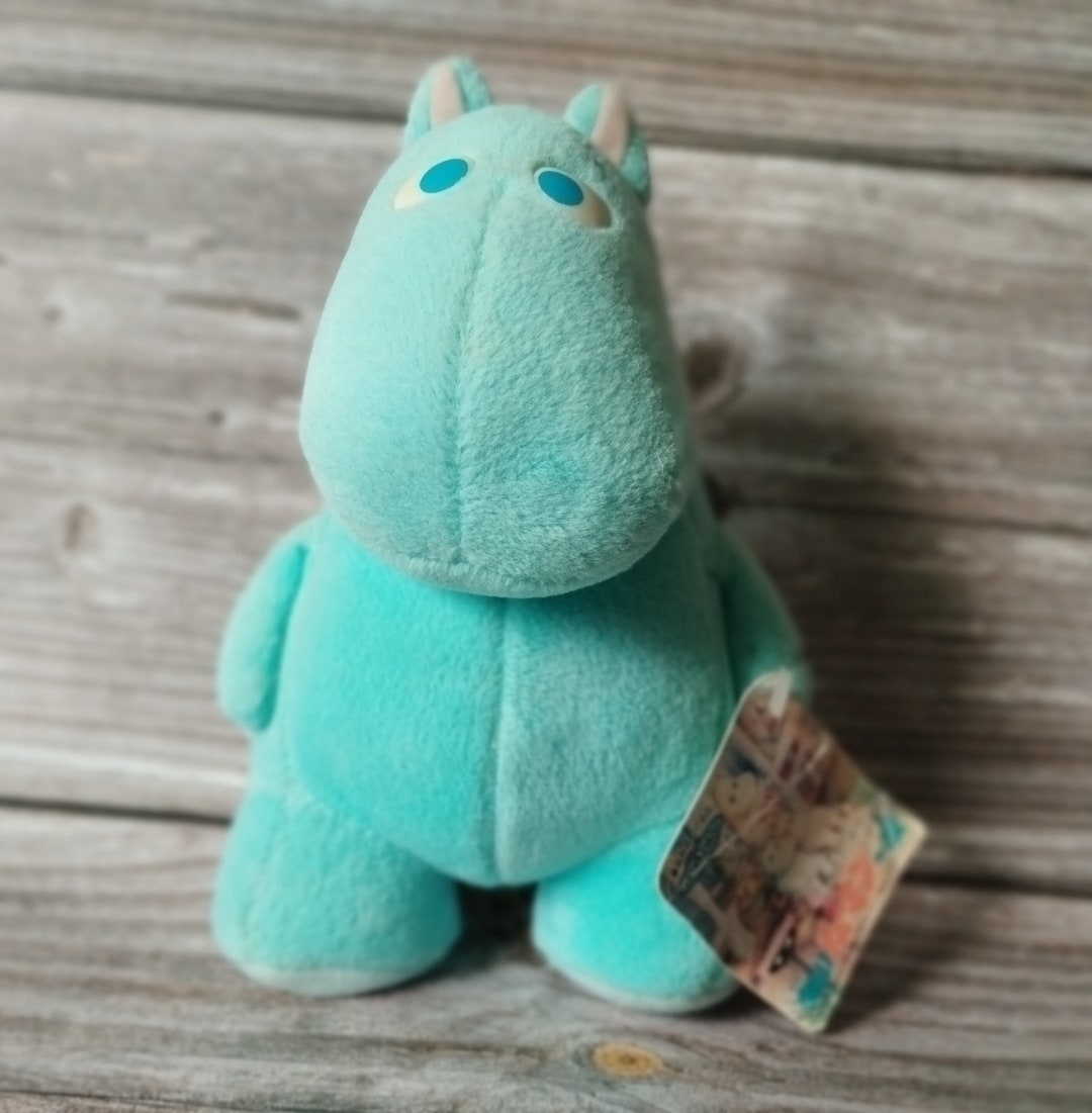 Moomin Plush Doll Vintage Dolly Dolls Blue Kids Gift Boy Girl Etsy