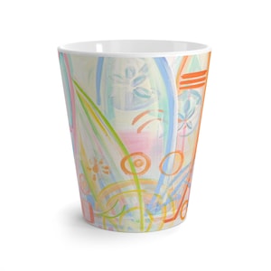 Surfs Up Latte Mug