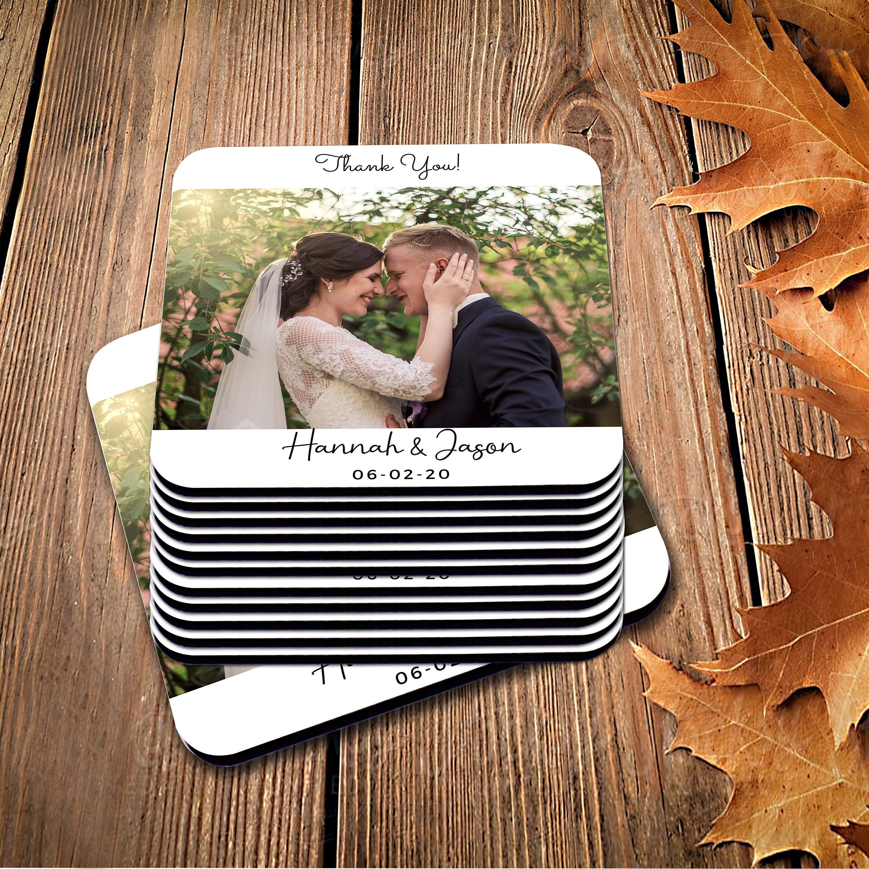 Photo Coasters Wedding Favors Favors in bulk Wedding Etsy 日本