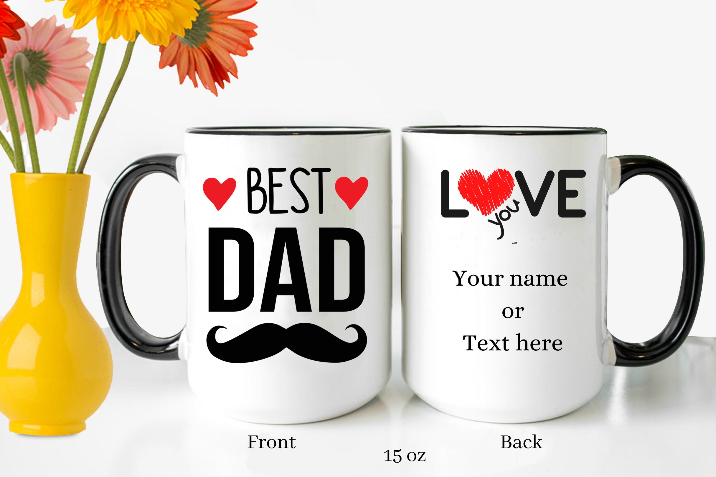 Best Dad Mug Father's Day Gift Birthday Gift For Dad Etsy