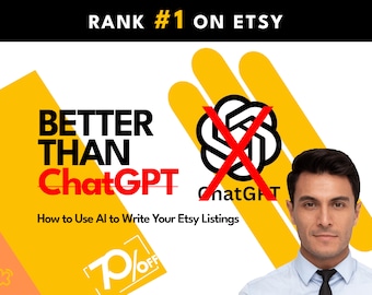 Better Than ChatGPT: The Ultimate Etsy Listing Generator, Product Description Tool, AI Chatbot, Save Time and Improve Your Etsy SEO for FREE