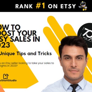 How to Boost Your Etsy Sales in 2023 - 30 Unique Tips and Tricks - Instant Download