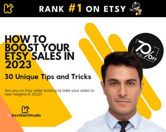 How to Boost Your Etsy Sales in 2023 - 30 Unique Tips and Tricks - Instant Download