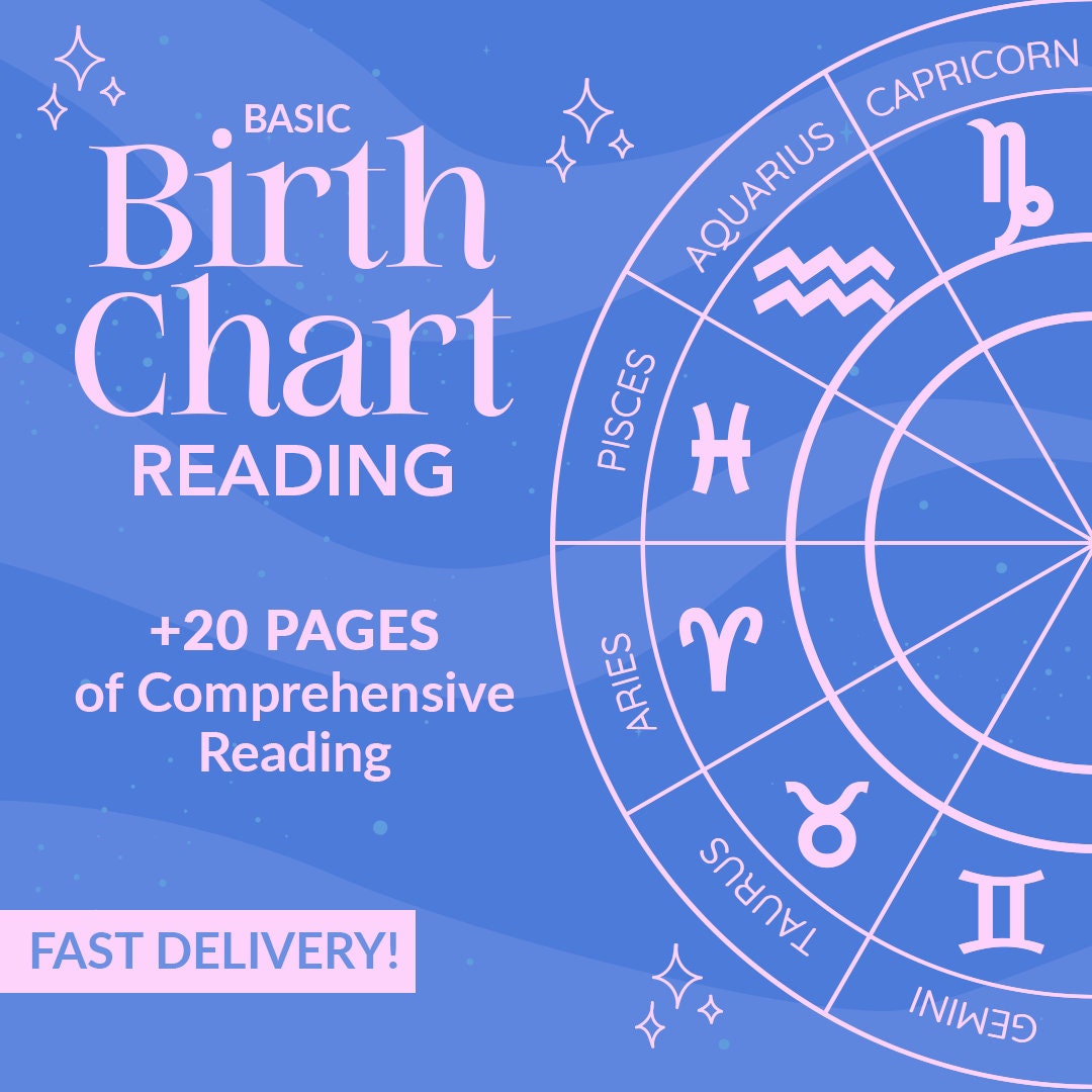 Astrology Reading Birth Chart Reading Birthday Reading Natal Etsy