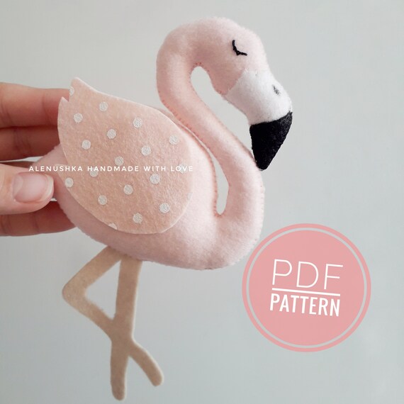 Bird felt toy /pattern felt toy / PDF pattern felt / felt animal toy pattern