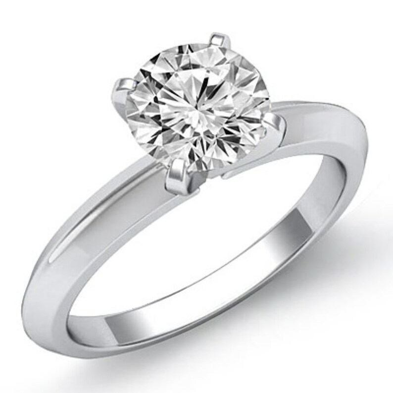 Knife Edge Ring Setting Engagement Ring Wedding Ring Semi Etsy