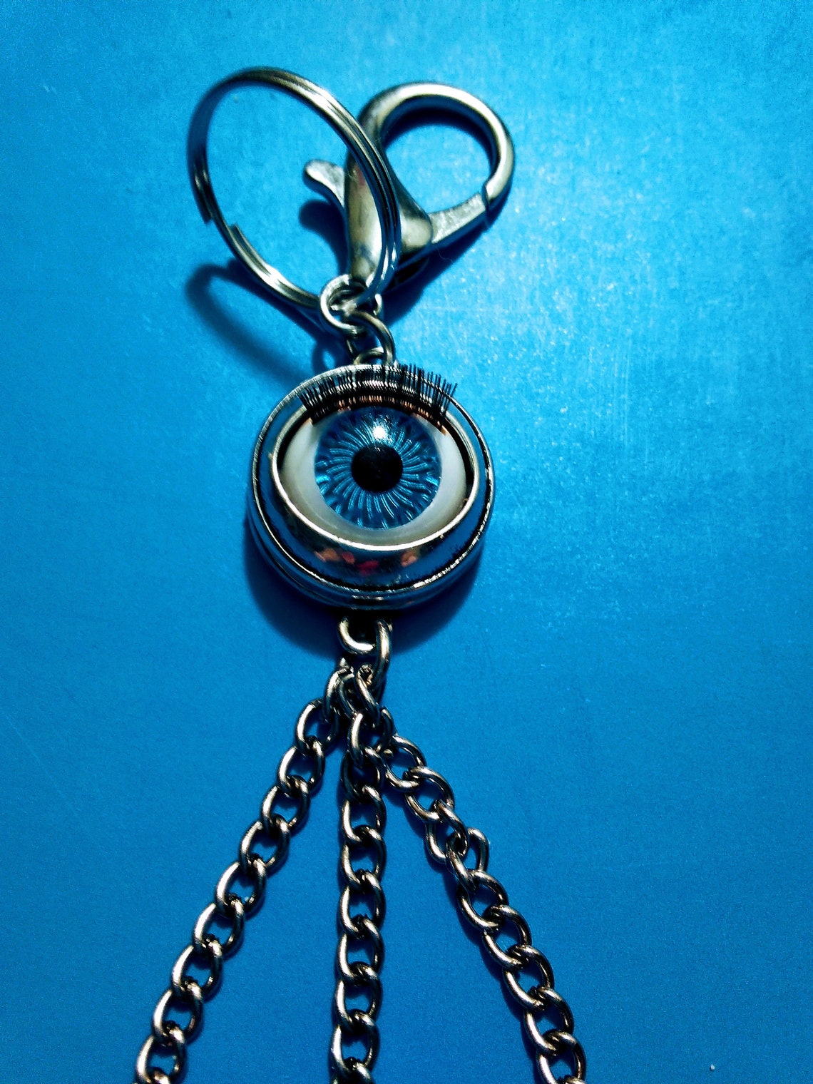 Eyeball keychains Eyeball keychain eyeball zipper charm Etsy