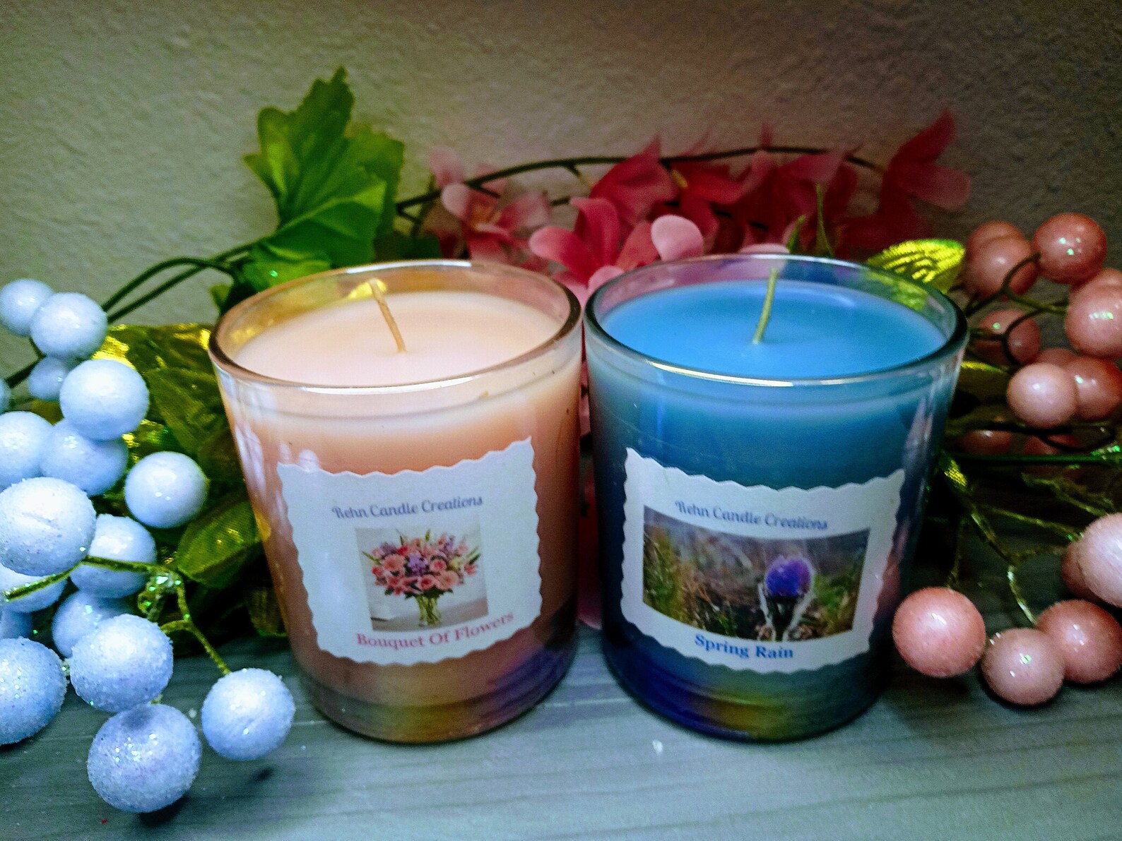 Spring candles spring scented candles Choose your scent Etsy