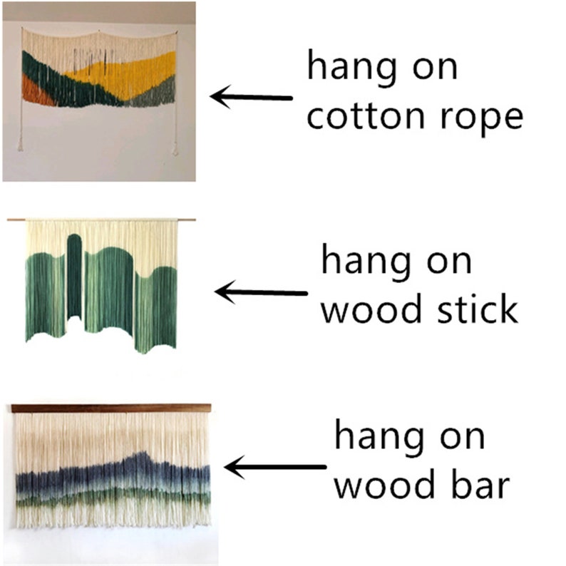 Large Wall Hanging Tapestry Decor Bohemian Macrame Wall Art Etsy