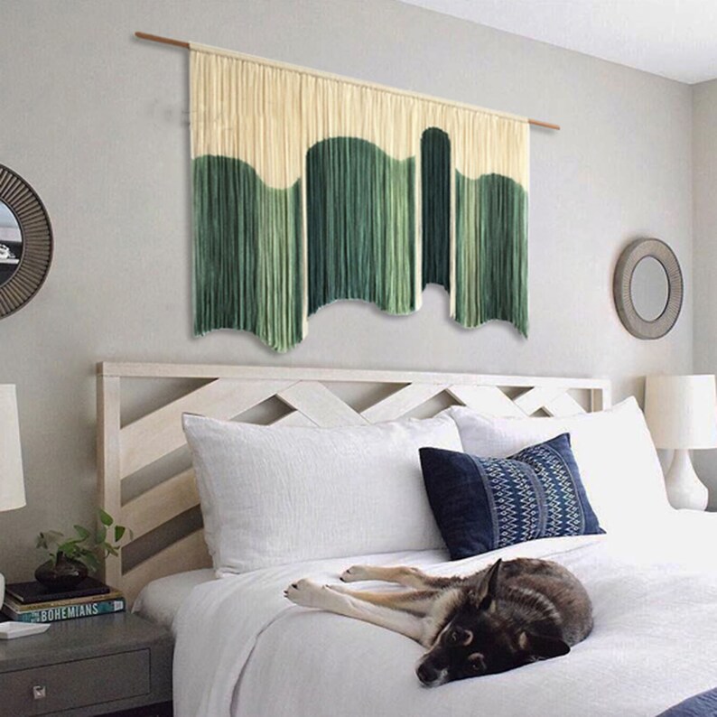 Large Wall Hanging Tapestry Decor Bohemian Macrame Wall Art Etsy