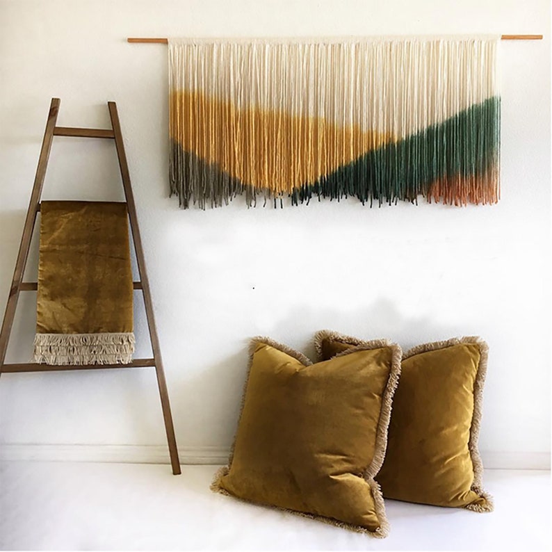 Large Wall Hanging Tapestry Decor Bohemian Macrame Wall Art Etsy