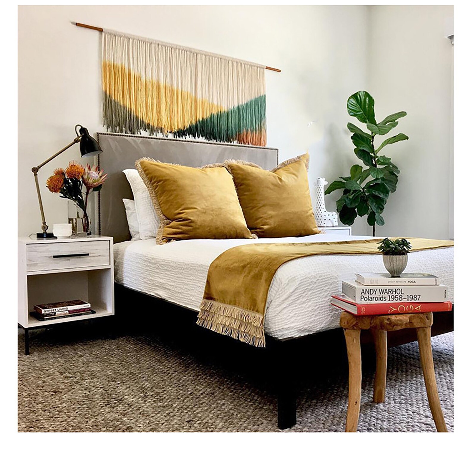 Large Wall Hanging Tapestry Decor Bohemian Macrame Wall Art Etsy