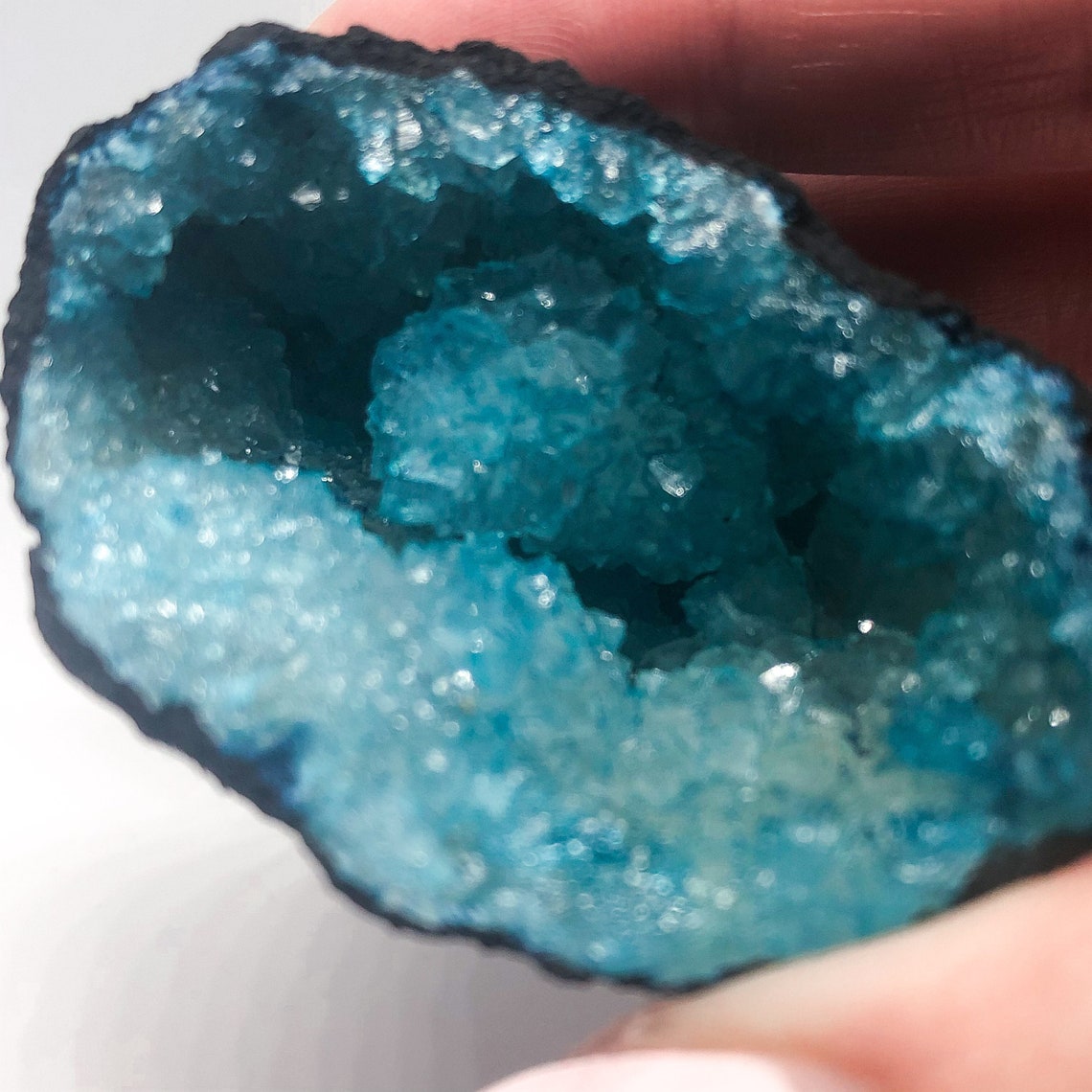 Teal Geode Geode Druzy Geode Twin Geode Crystals Geode Etsy