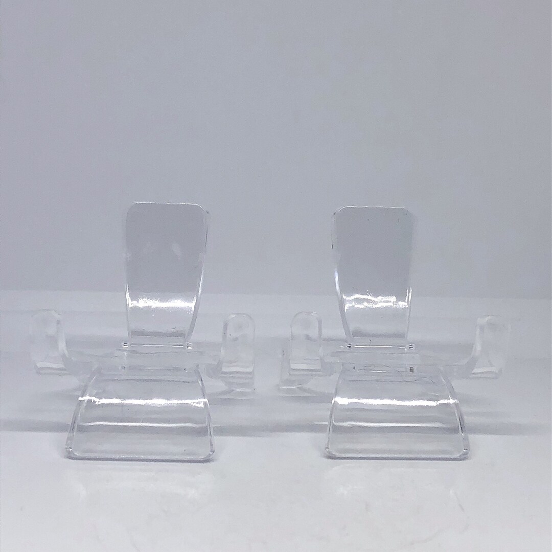 Acrylic Display Stand medium SET OF 2 Display Stand, Plastic Display