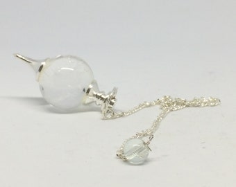 Clear Quartz Pendulum,  Divination Tool, Australia, Dowsing Tool, Pendulums, Healing Crystals, Crystal Healing, Gemstone