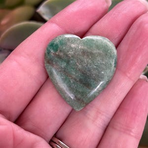Ruby in Zoisite Heart | Passion, Growth & Heart-Centered Power | CrystalsMEOW image 3