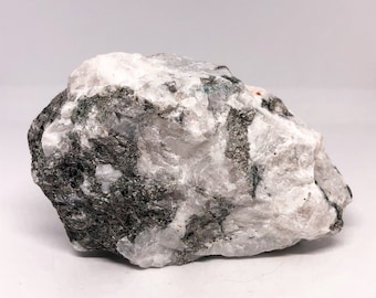 Raw Rainbow Moonstone Chunk | White Labradorite Crystal, 8cm