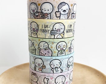 Washi Samples - TCMC Cafe Time / Affirmations / Bills & Budgeting / Fitness Fun / Self Care V2 (2022)