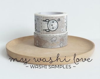 Muestras de washi: sellos antiguos de la subsección de octubre de TCMC / mapas de viajes antiguos (2023)