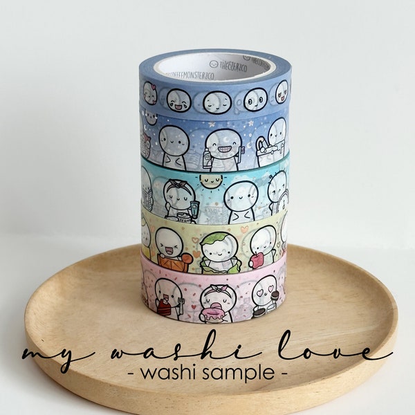 Washi Samples - TCMC Advent Calendar /  Morning Routine / Sweet Treat Emoti / Fruits Veggies / Evening Routine (2022)