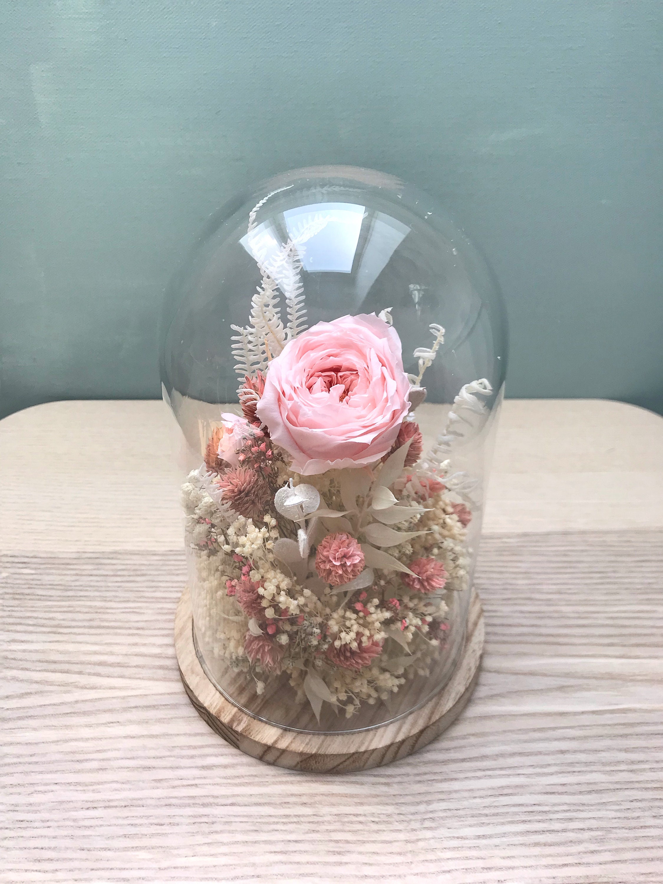 Cloche De Fleurs Séchées