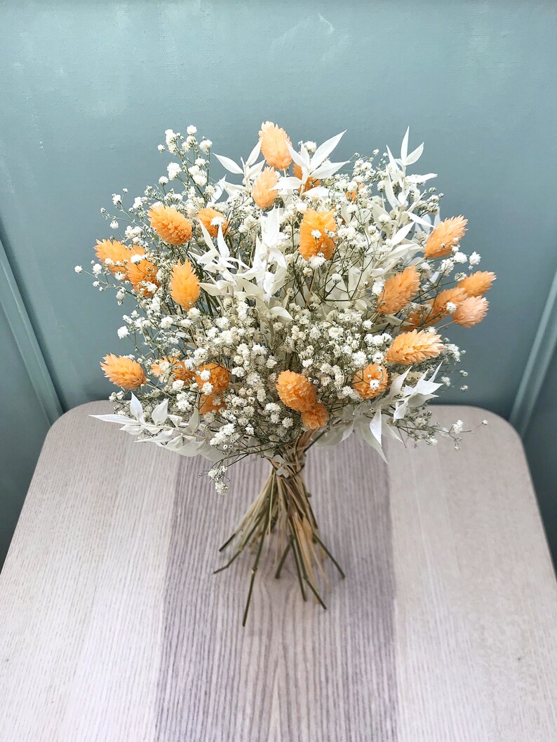 Bouquet De Fleurs Séchées Naturelles Séchées Pour Décoration De Mariage, Jardin, Artisanat, Décoration Pour Table, Maison, Bureau (S-jaune