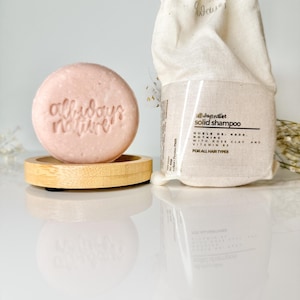 Zero Waste Unscented Solid Shampoo Bar: Vegan, Plant Based