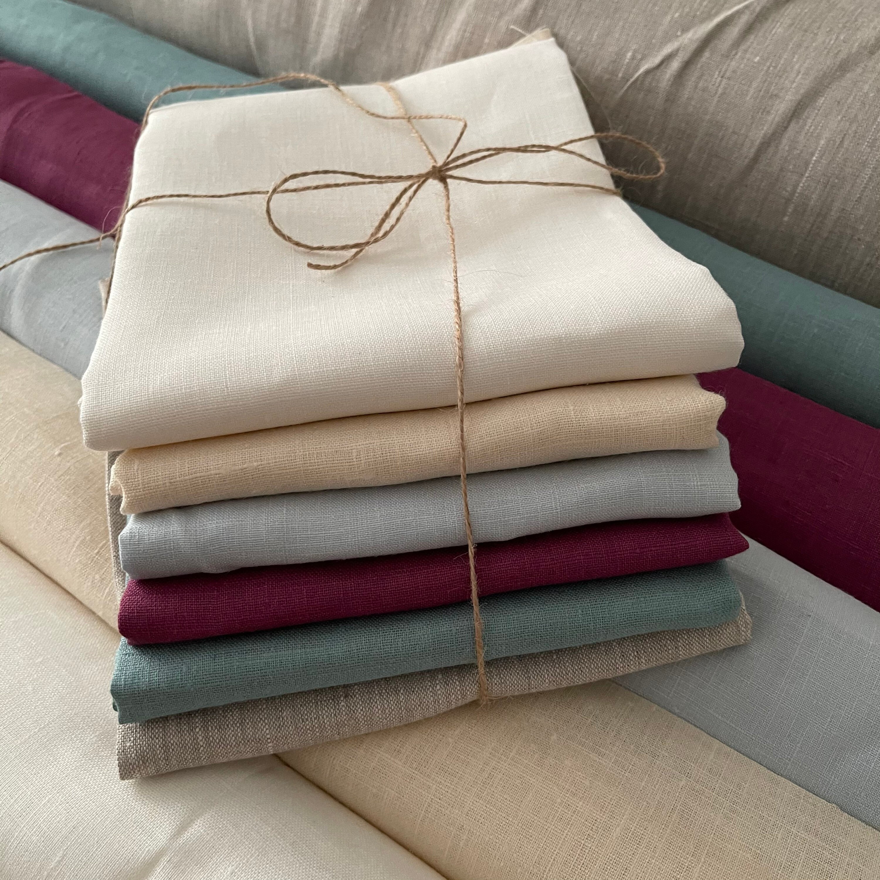 100 Organic Linen / Eco Fabric / 56 wide Washed / Etsy