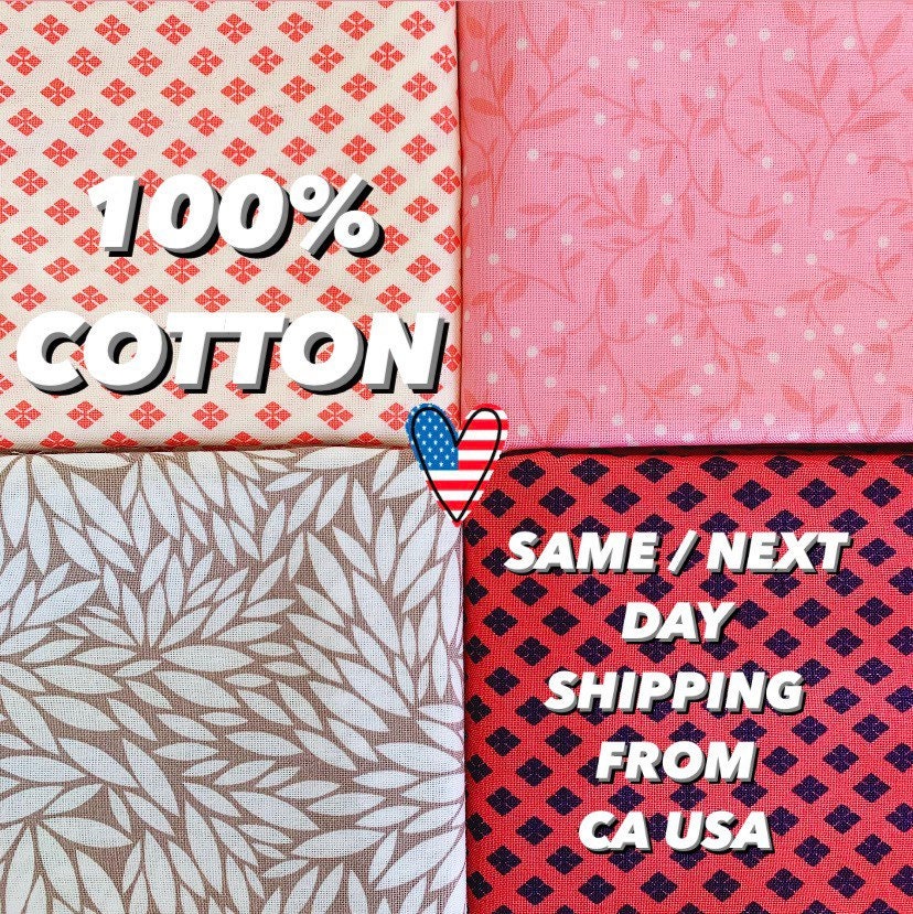 Cotton fabric per yard or 0.5 yard 100 cotton Great Etsy