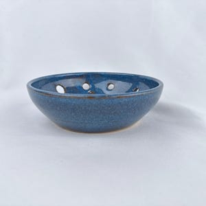 Herb Stripper and Garlic Dish, Blue