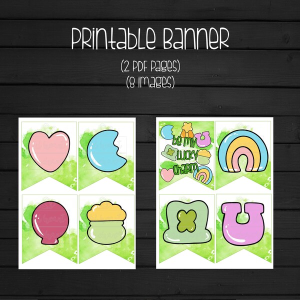 Lucky Charm Printable Banner