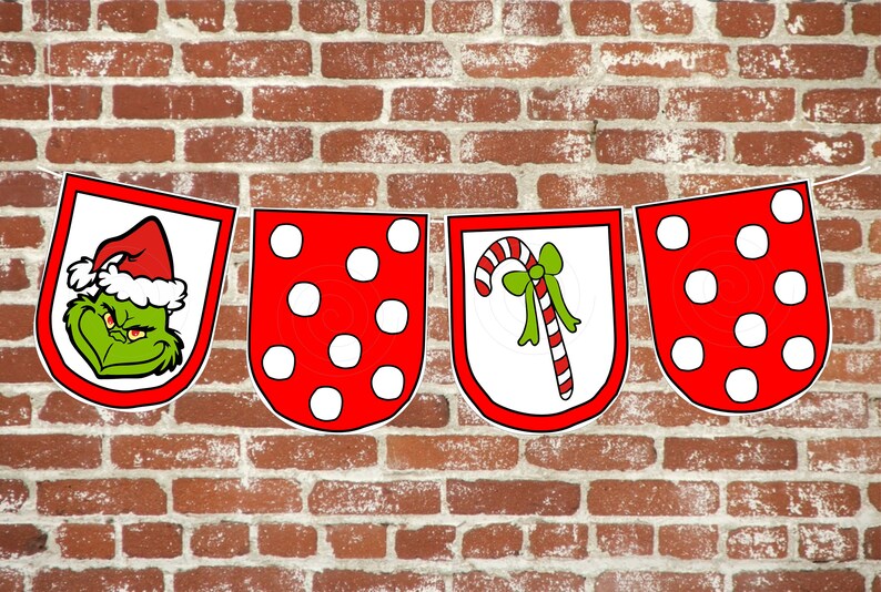 Grinch Banner Sign - Etsy