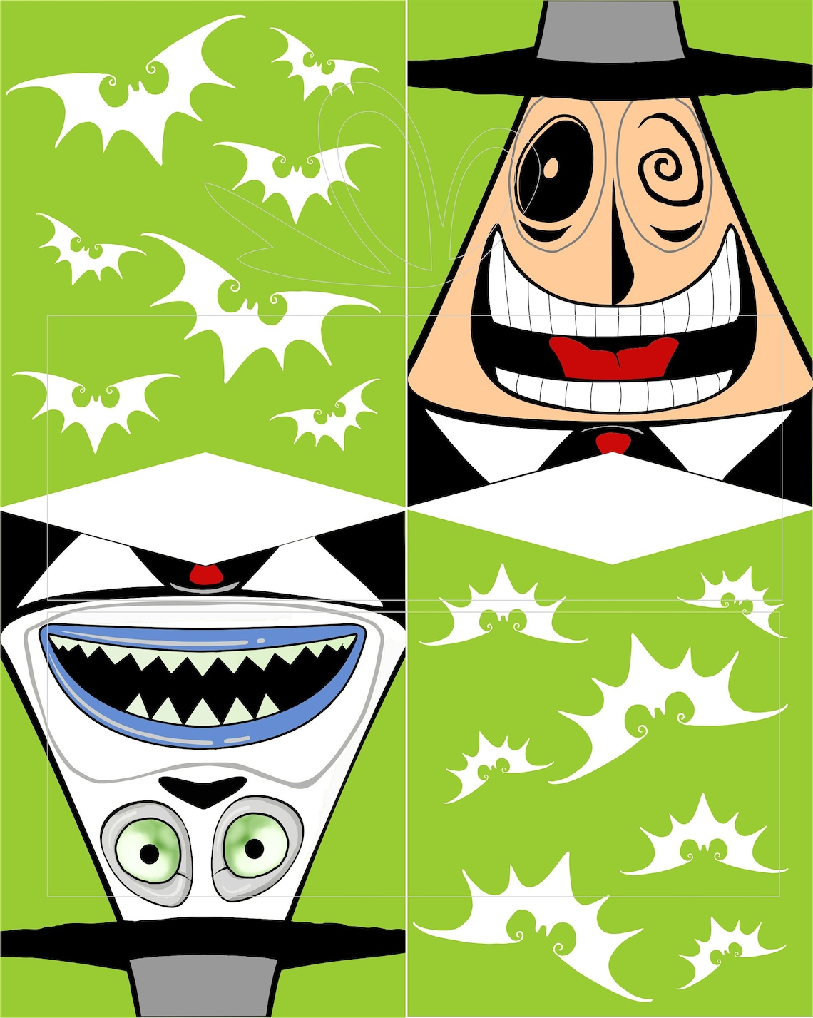 Mayor Nightmare Before Christmas Banner Instant Download Etsy