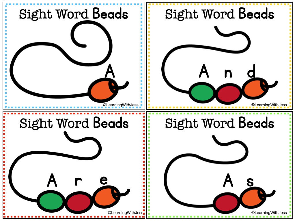 Sight Word Packet | Etsy