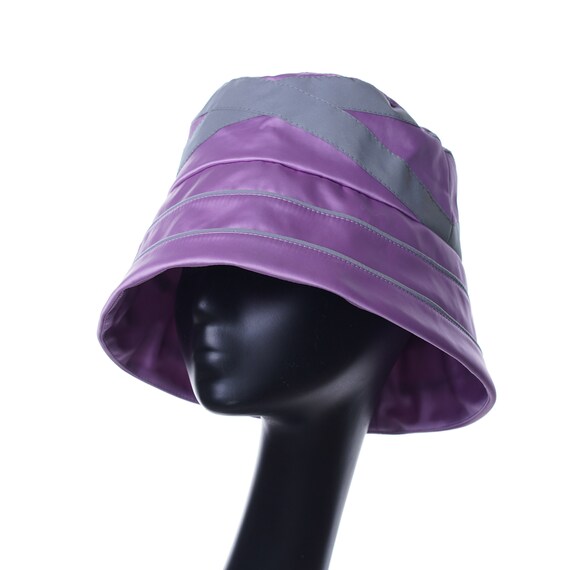 Lavander Reflective Bucket Winter / Unisex Purple Hat  display picture 3
