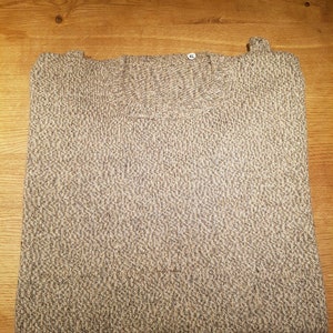 Elegant baby alpaca sweater, beige grey-melted, sizes M, L, XL