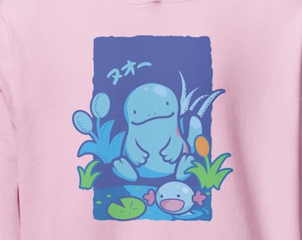 Quagsire - Hoodie, Sweatshirt, Shirt, Unisex, Long Sleeve, Sweater, Video, Game, Japan