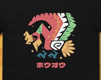 POKE x MH - Shirt, Sweatshirt, Unisex, Sweater, Hoodie, Japan, Ho Oh, Monster, Hunter