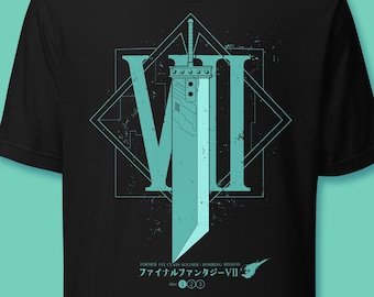 Buster Sword VII - Hoodie, Shirt, Sweatshirt, Zip Up, Unisex, Sweater, Black